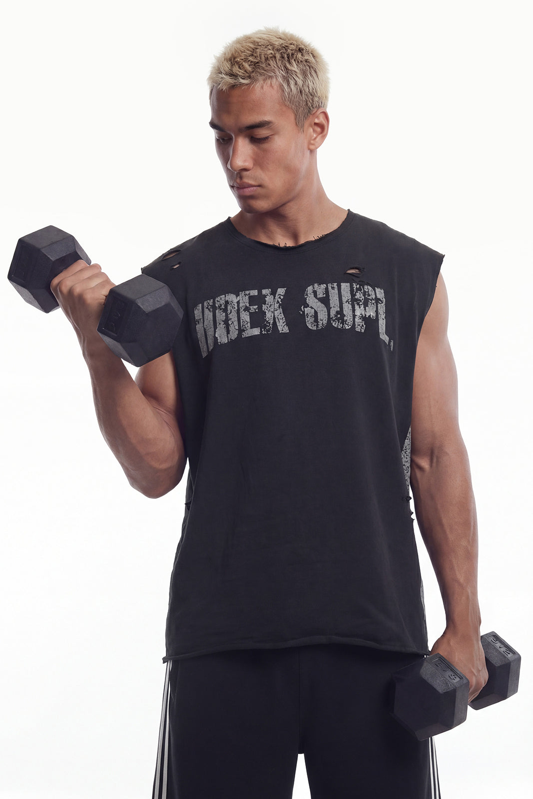 Number 8 Cut-Off Damage Sleeveless – HDEX Hong Kong