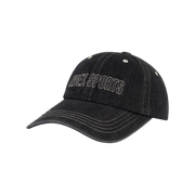 Washed Stitch Denim Ball Cap
