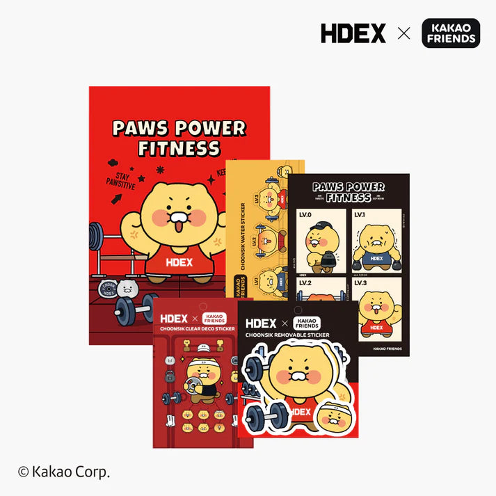 HDEX x KAKAO FRIENDS Choonsik Sticker Pack