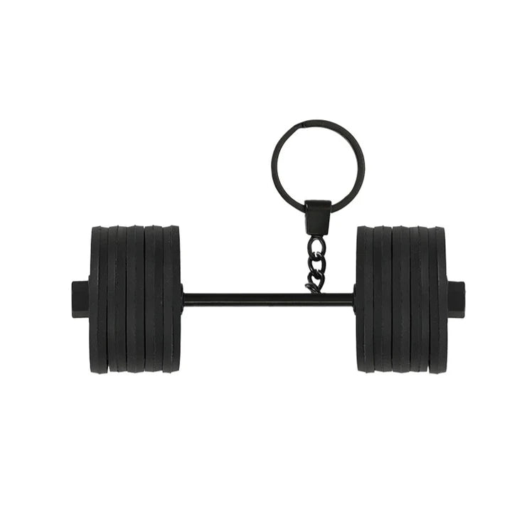 Mini Barbell Keyring