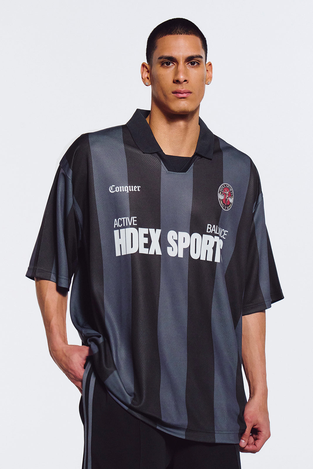 Striped Jersey Uniform Short Sleeve