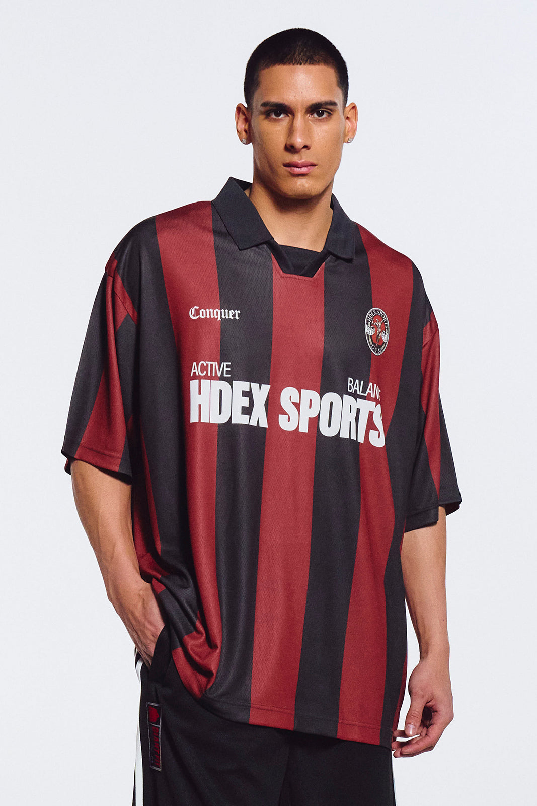 Striped Jersey Uniform Short Sleeve