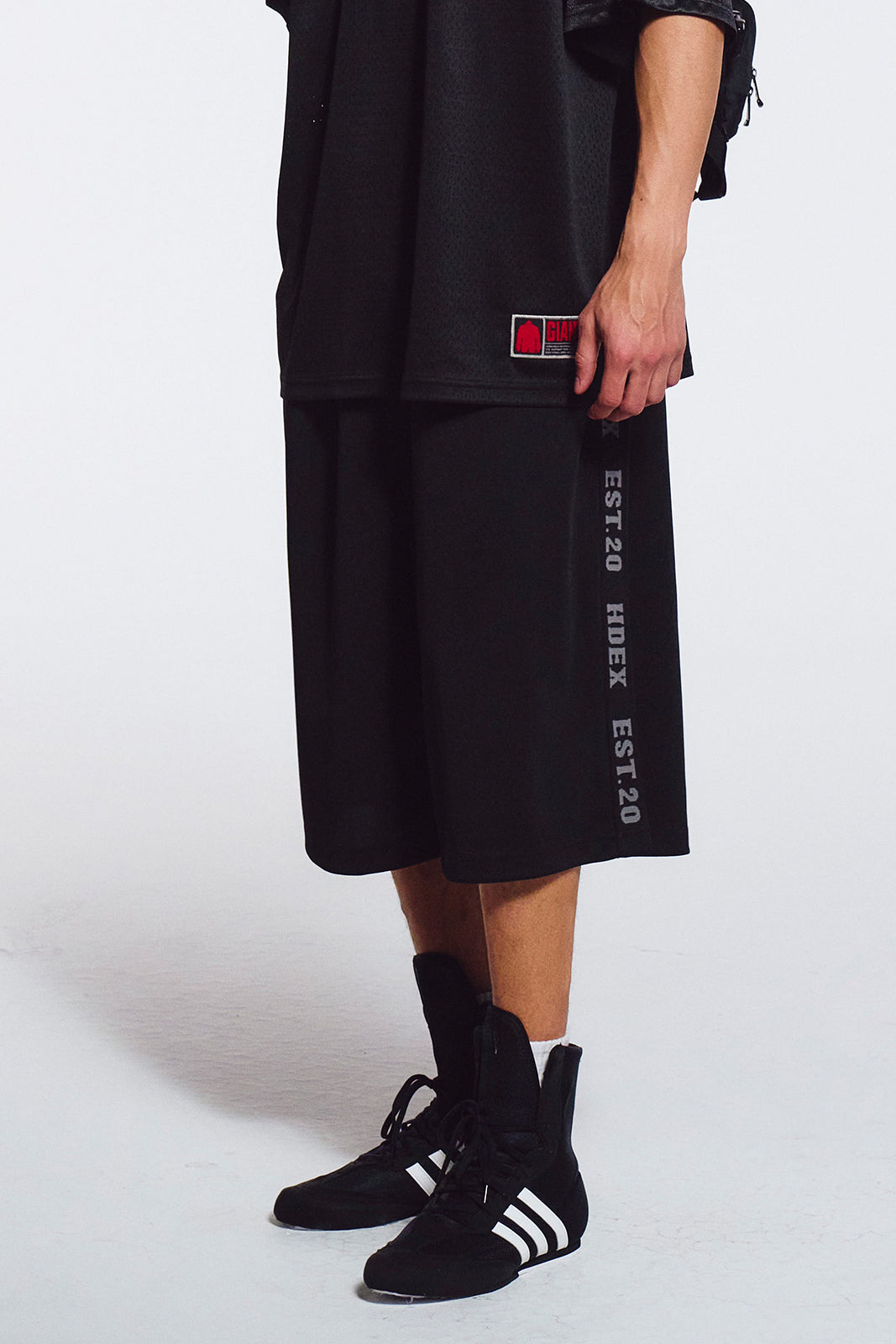 Tape Mesh Bermuda Shorts