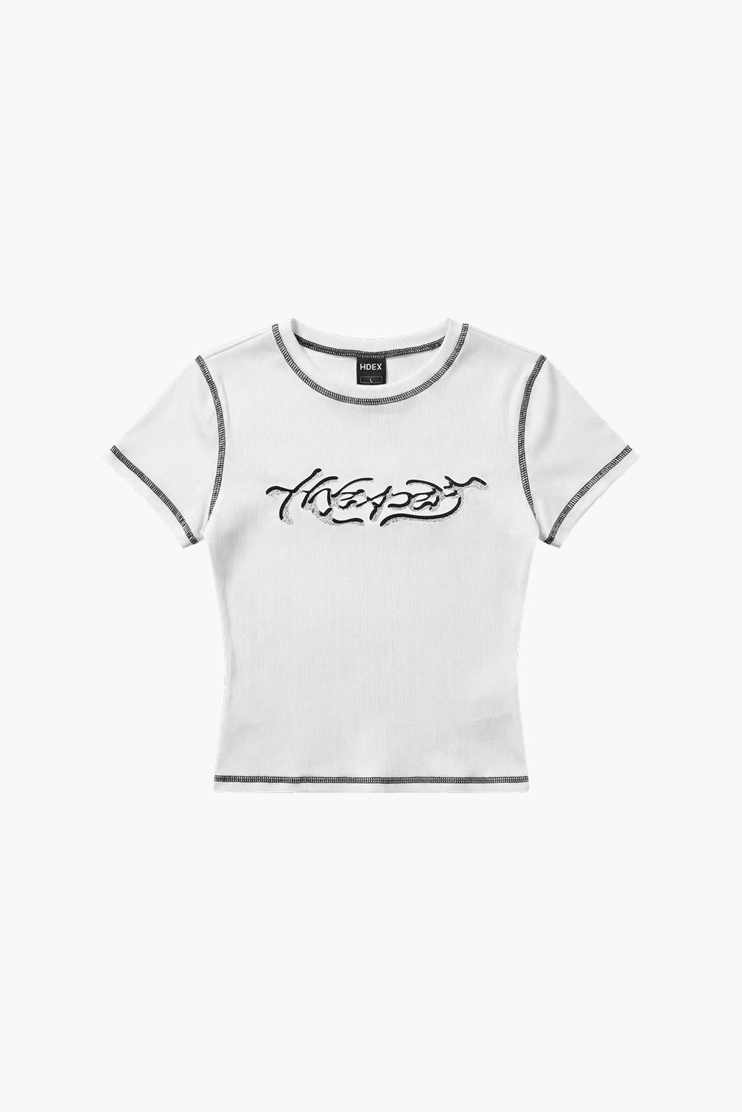 Ribbed Stitch Short Sleeve W