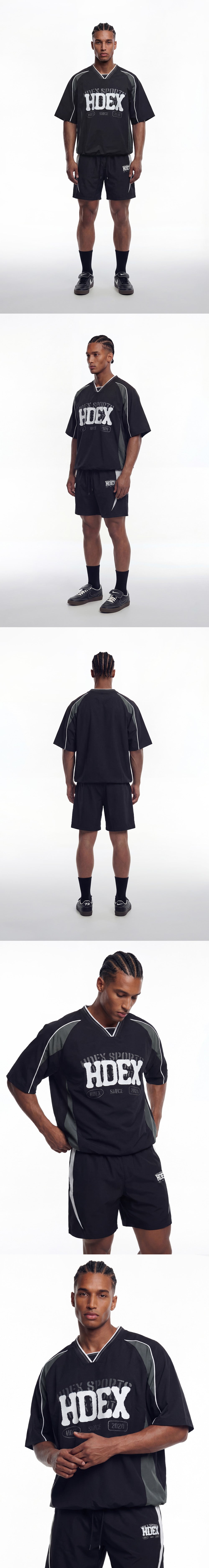 Reverse Double Layer Half Jersey Short Sleeve