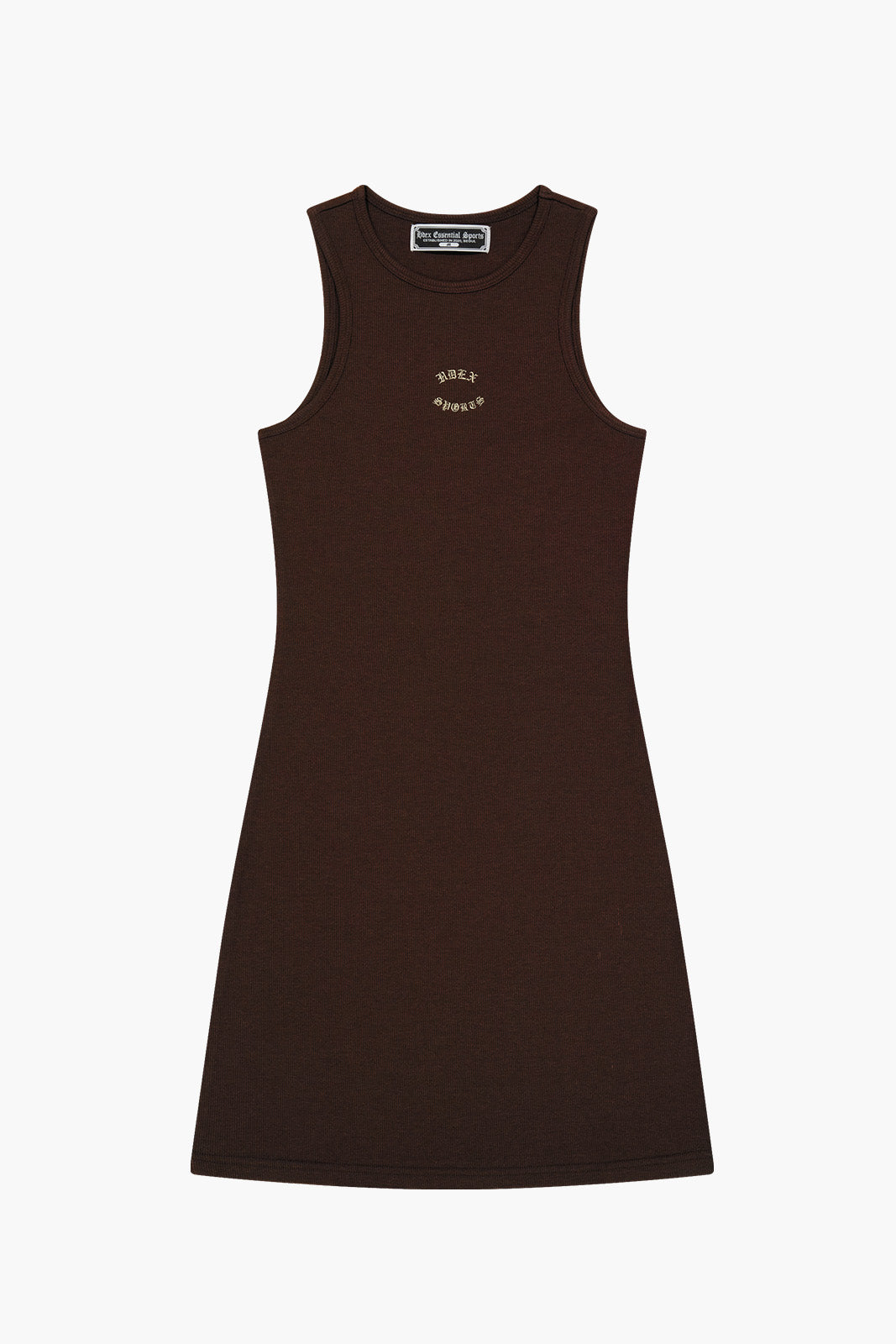 Essential Ribbed Halter Dress