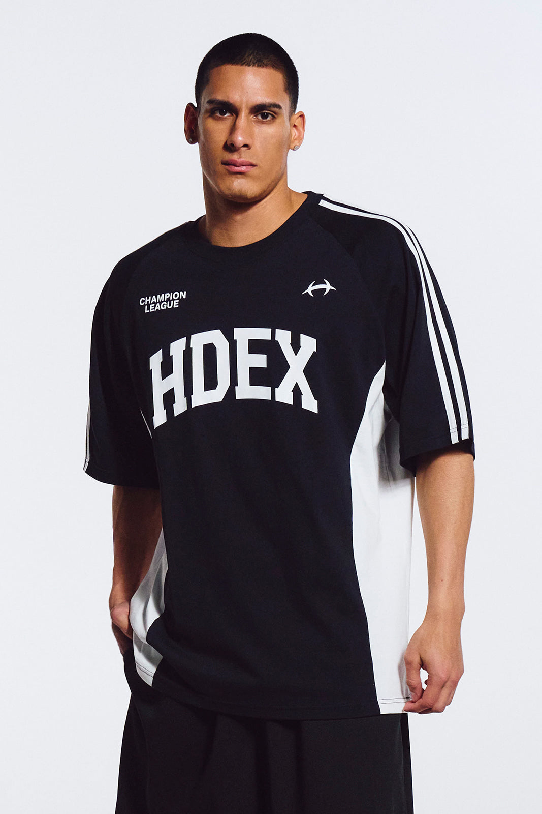 Side Color Block Short Sleeve