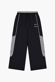 Color Block Piping Nylon Pants