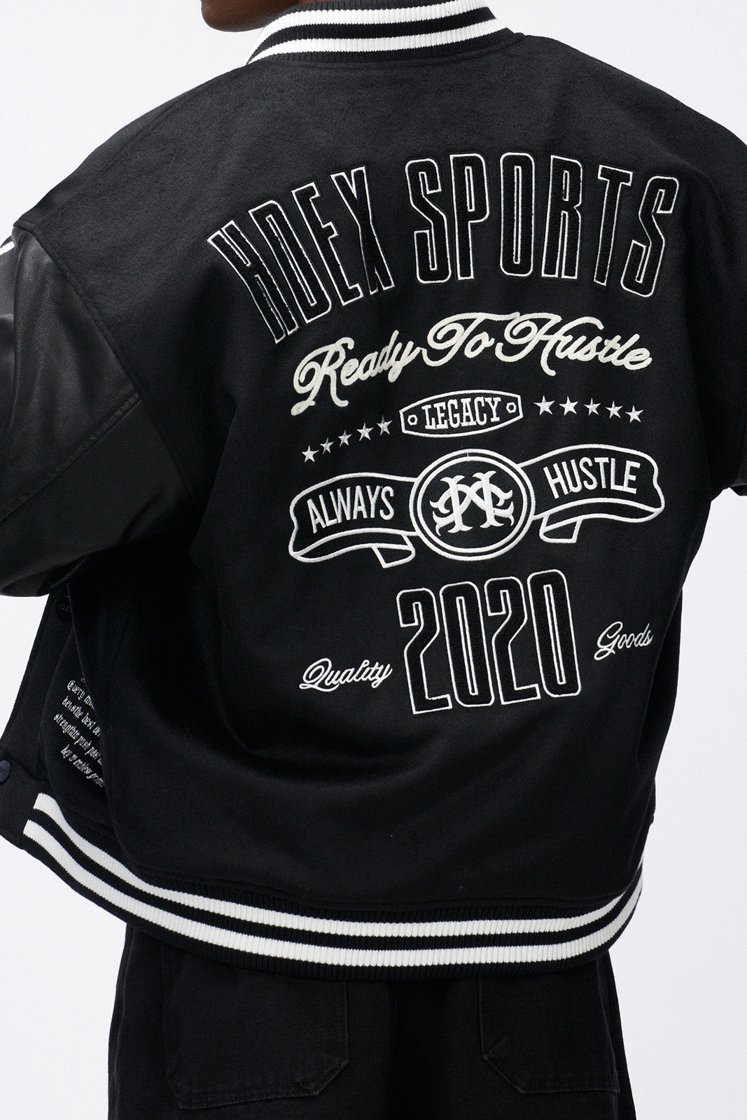 Padded Varsity Wool Jacket