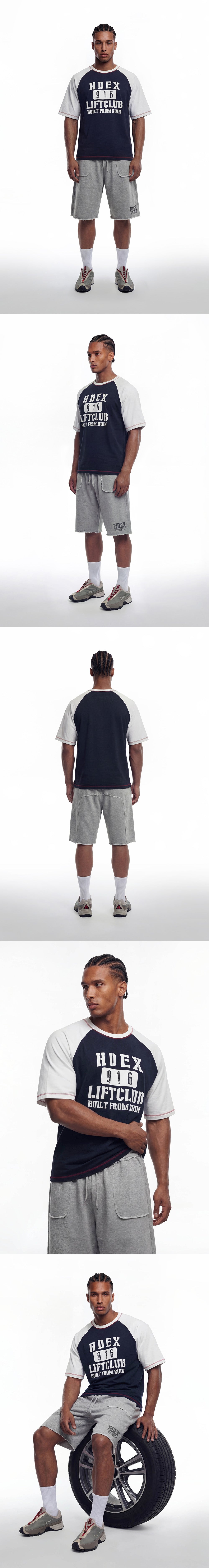 Lift Stitch Raglan Short Sleeve