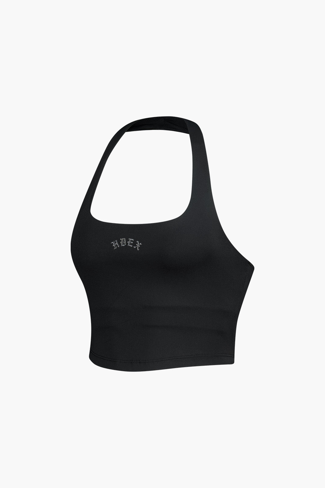 Women`s Glitter Back Shirring Bra Top