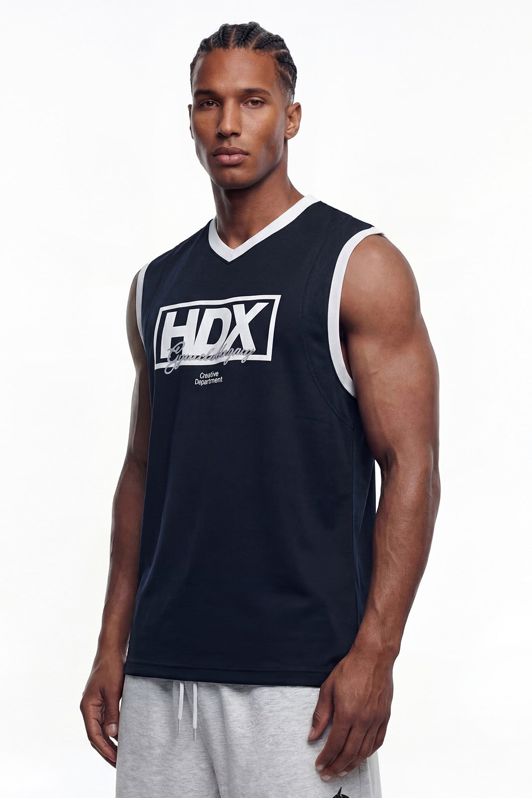 Box Layer Mesh Sleeveless