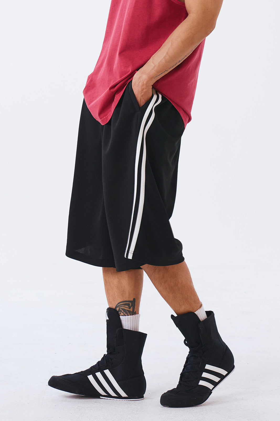 Giant Fit Mesh Bermuda Shorts