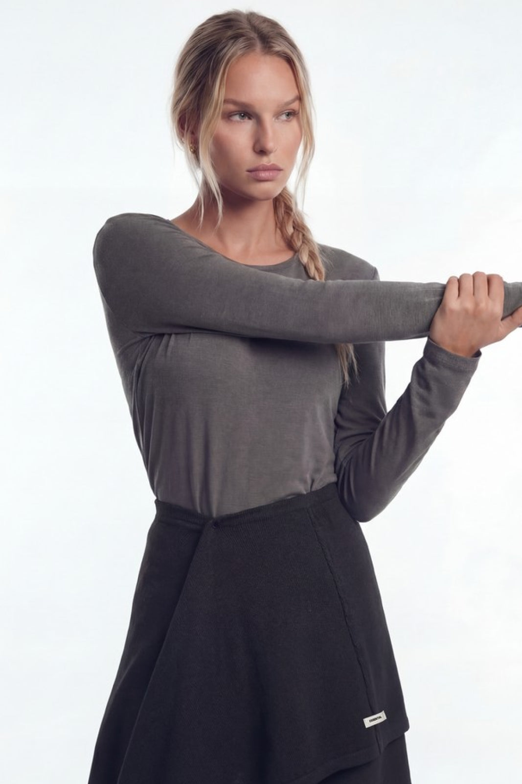 Essential Modal 2 Label Long Sleeve