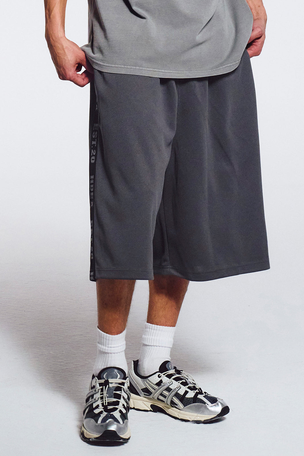 Tape Mesh Bermuda Shorts