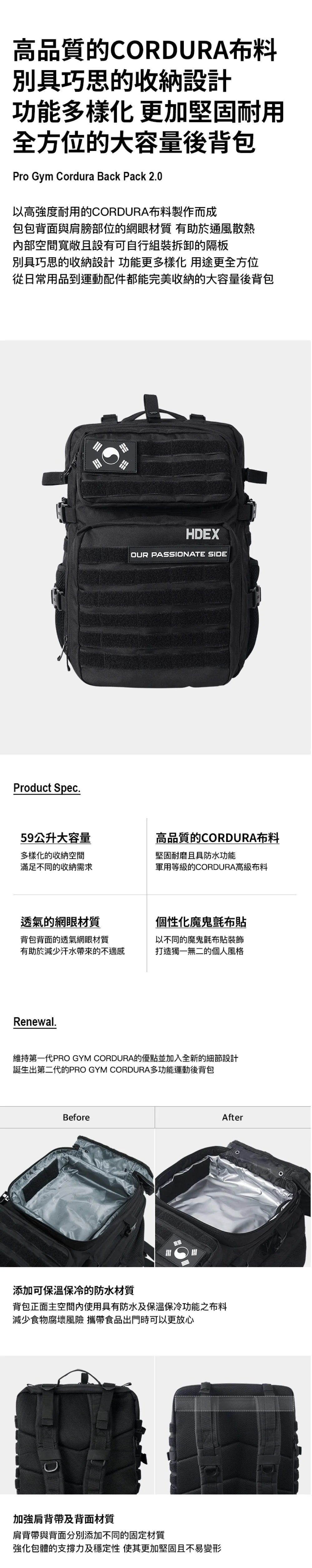 Pro Gym Cordura Bag 2.0
