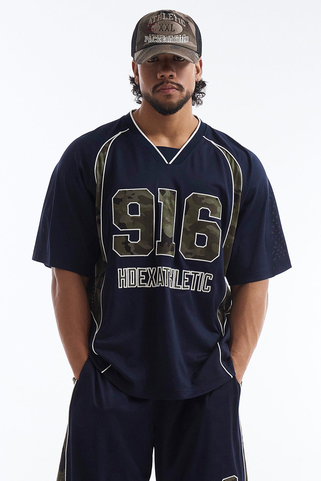 Camo 916 Block Mesh Short Sleeve