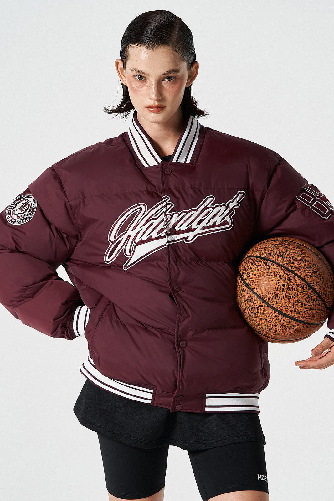 Padded Baseball Puffer Jacket