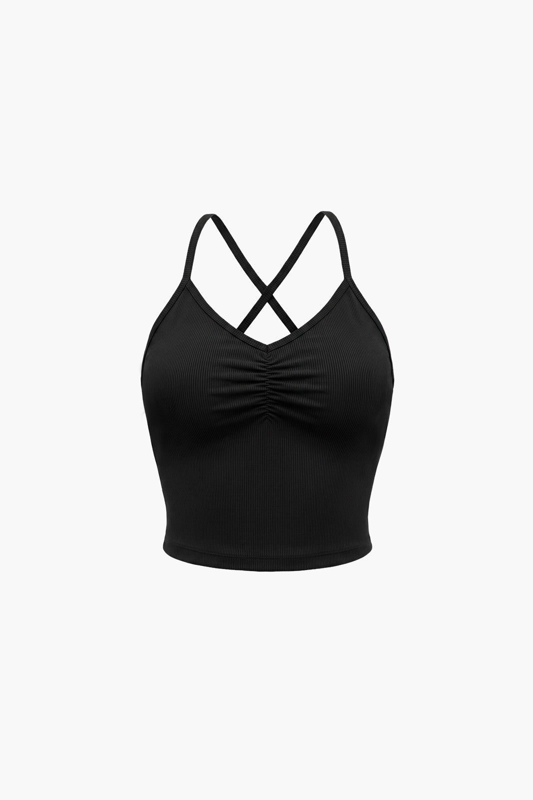 Soft Skin Shirring Bra Top