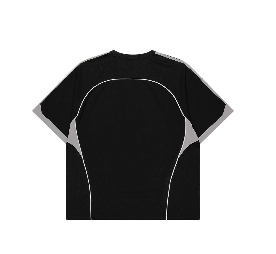 Wave Color Block Short Sleeve