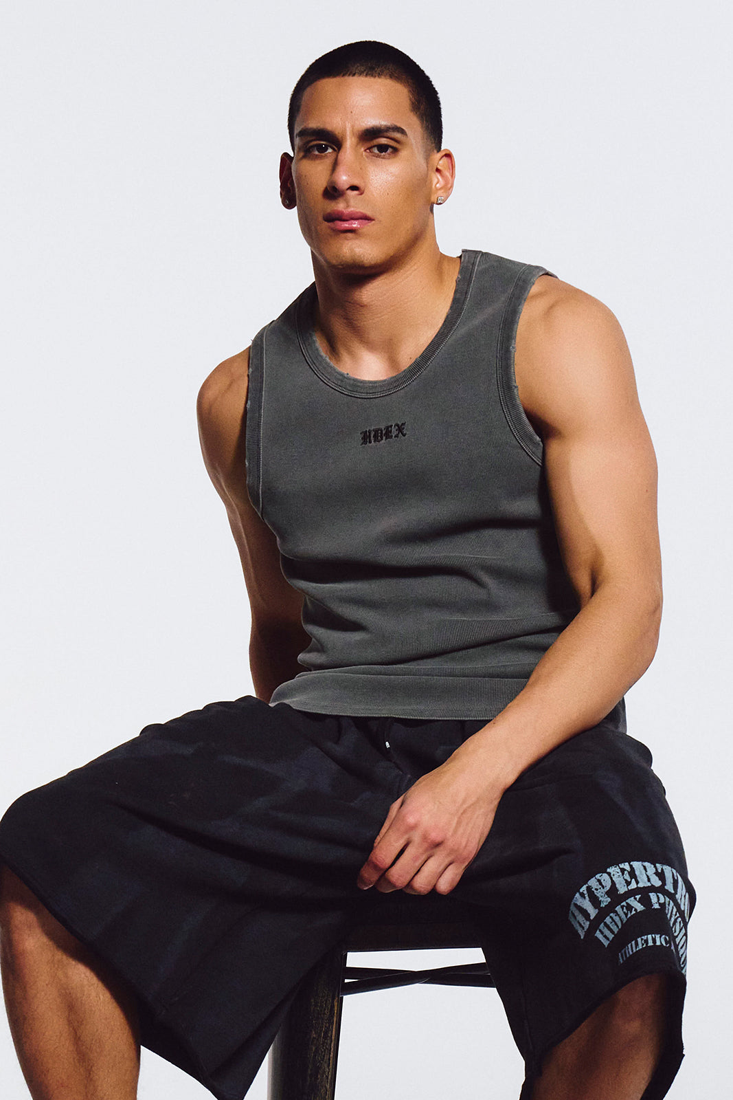 Essential Ribbed Pigment Body Fit Tank