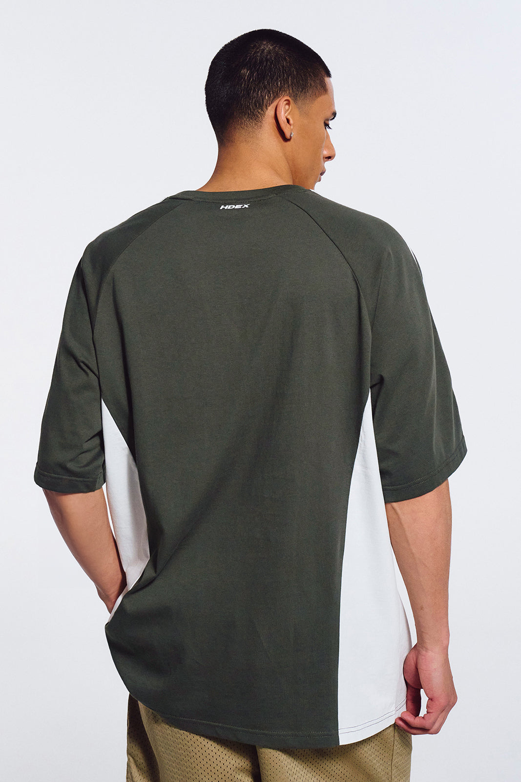 Side Color Block Short Sleeve
