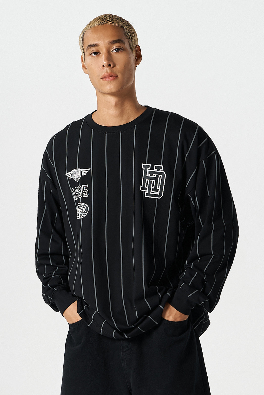 Stripe Sports Long Sleeve