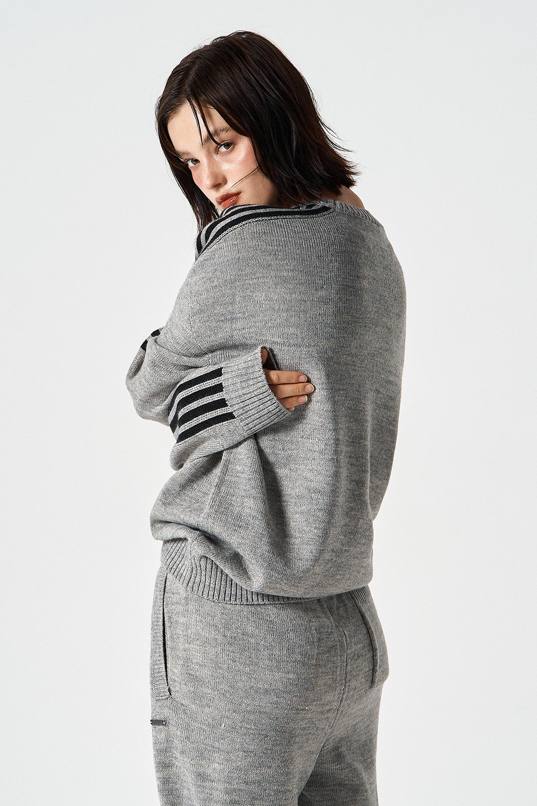 Womens Knit Sweat Shirt