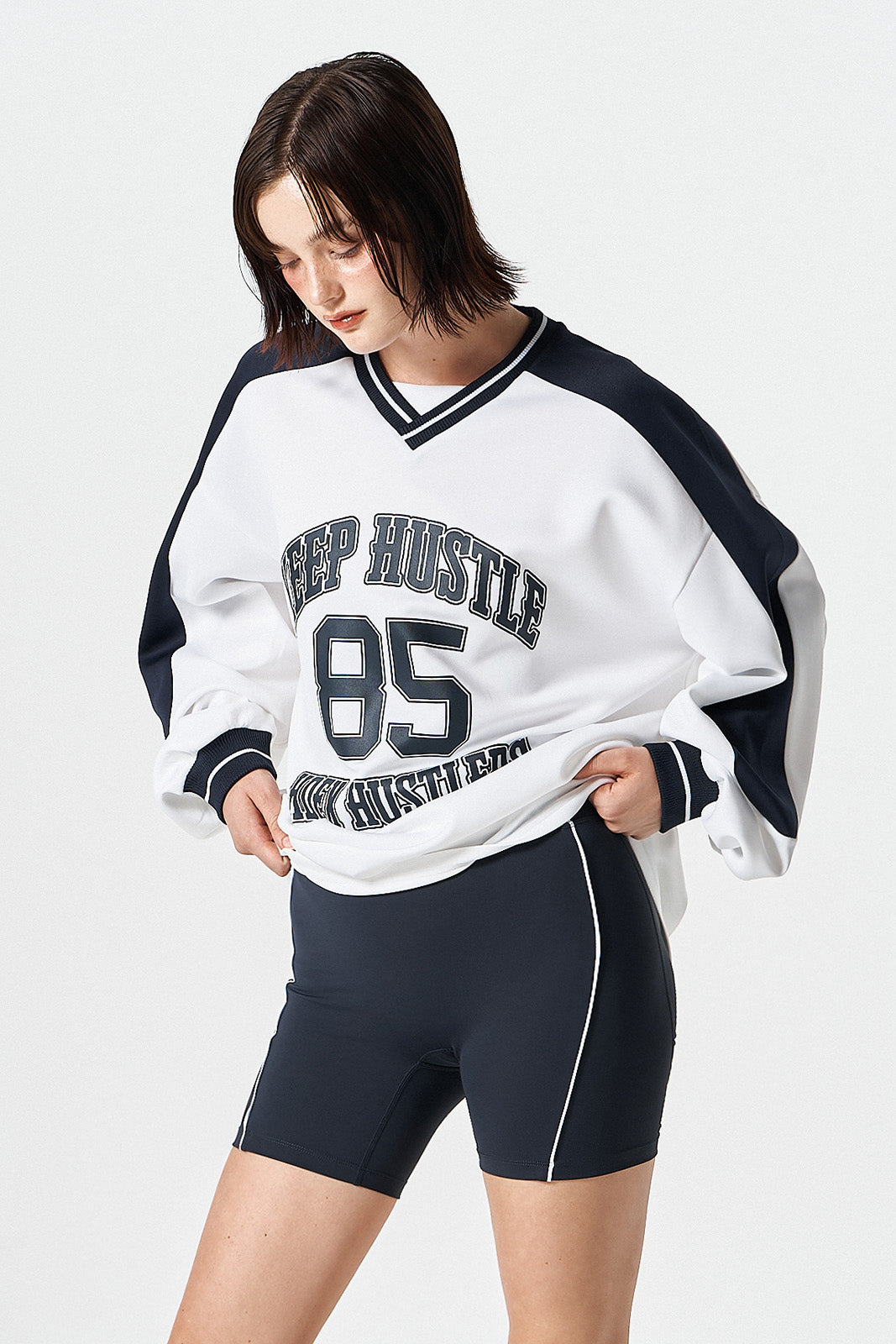 Color Block Jersey Long Sleeve