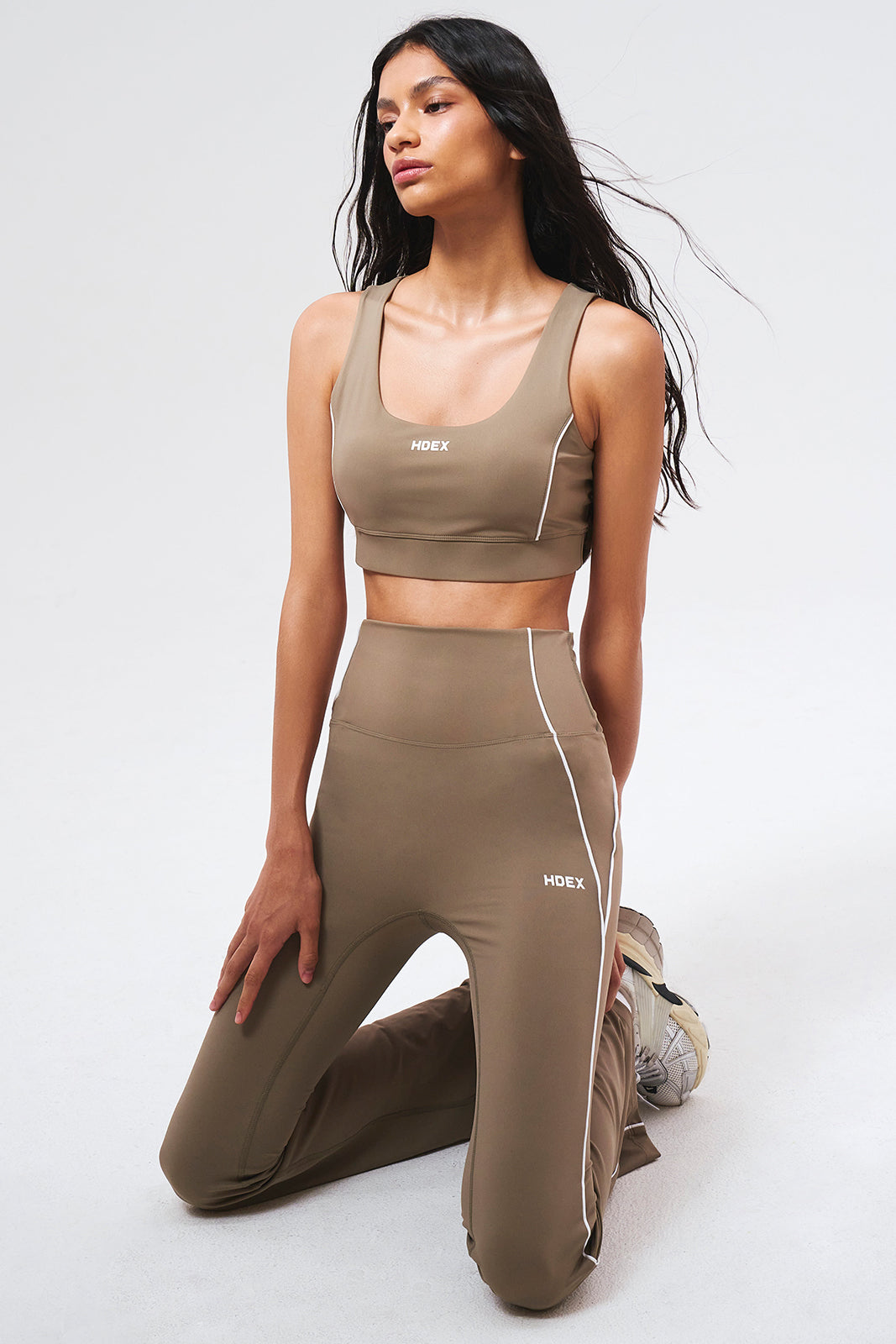 Womens Support Piping Bootcut Leggings