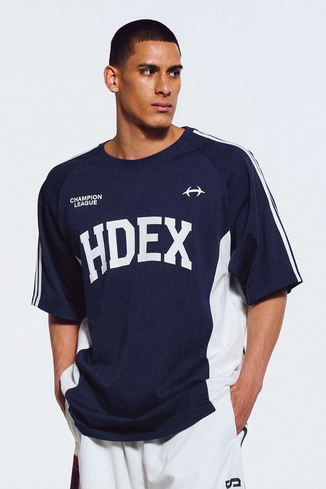 Side Color Block Short Sleeve