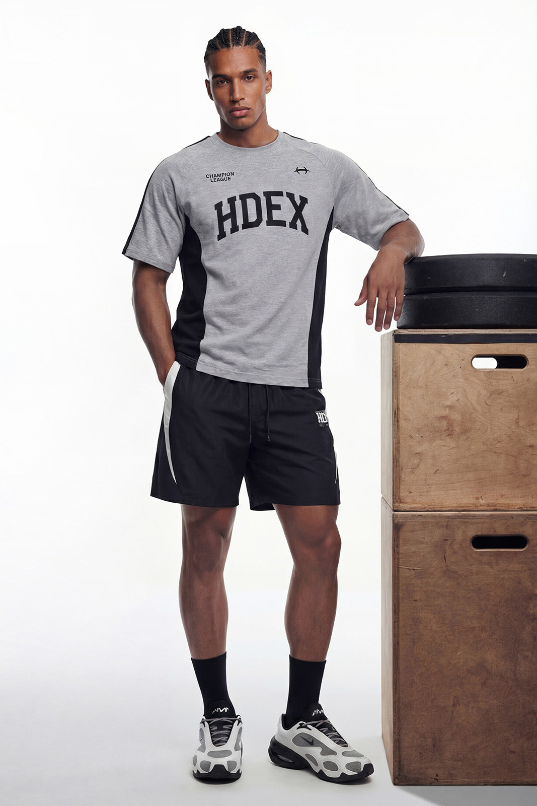 Side Color Block Short Sleeve