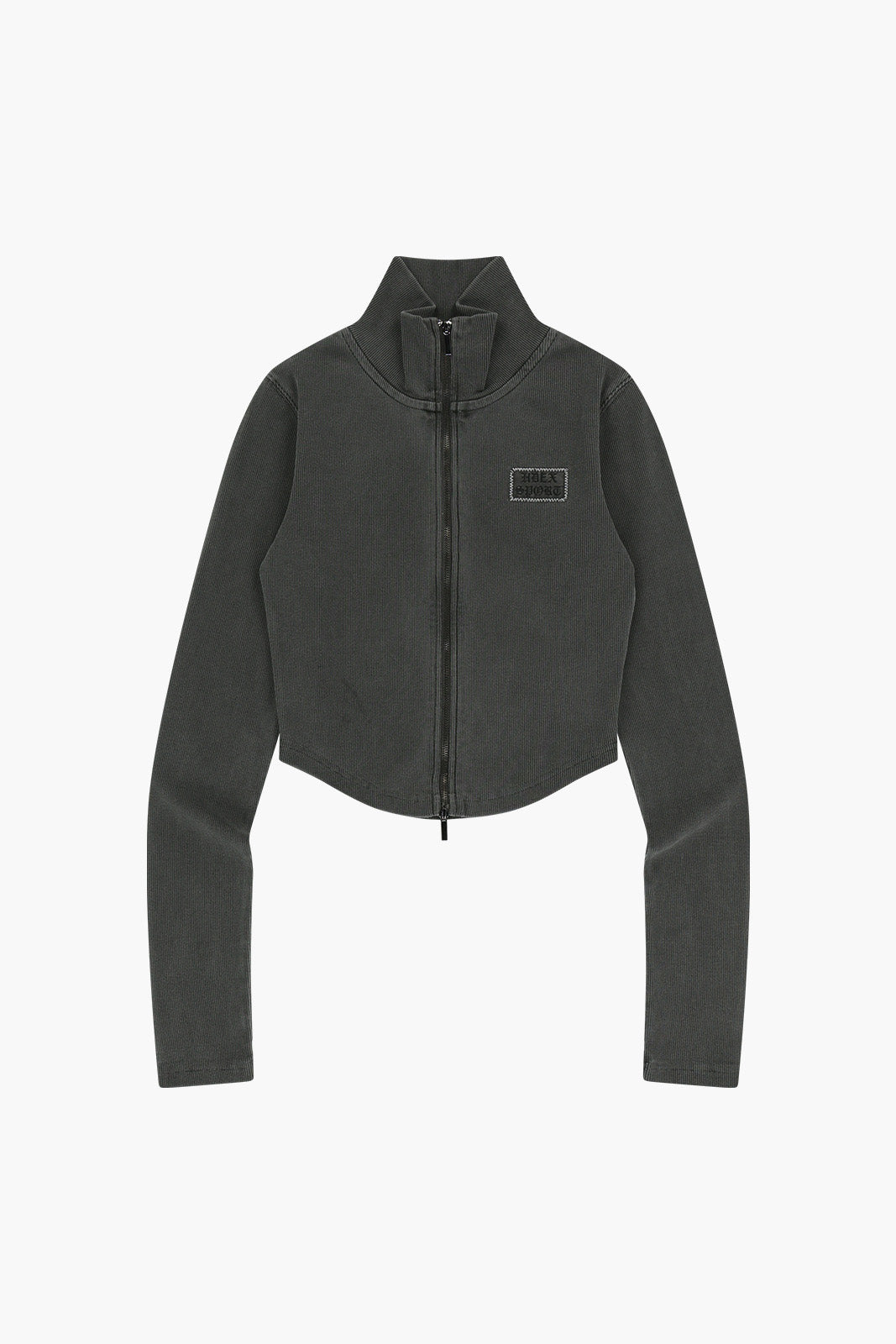 Womens Pigment High Neck Zip-up