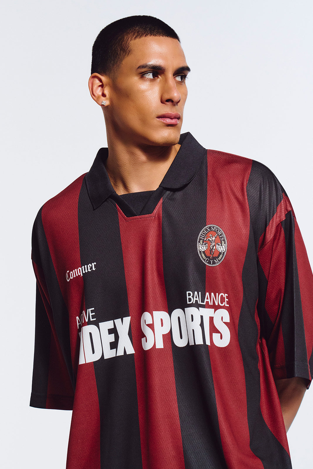 Striped Jersey Uniform Short Sleeve