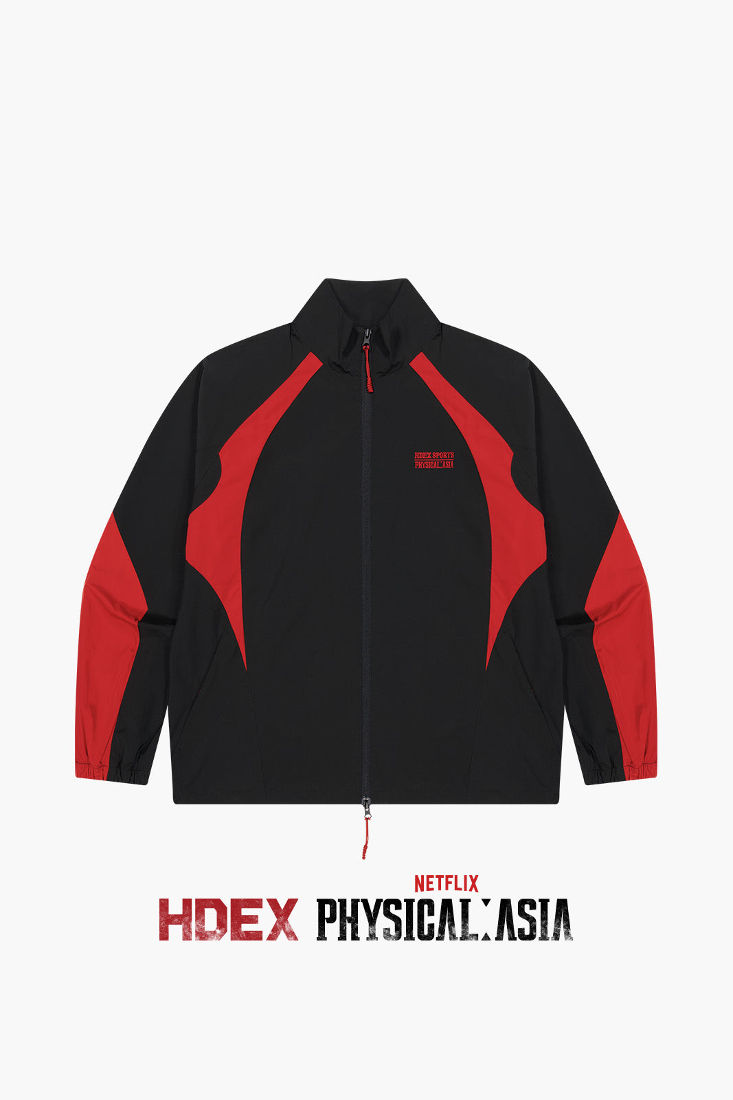 [HDEX X PHYSICAL: ASIA]  Color Block Jacket -Black
