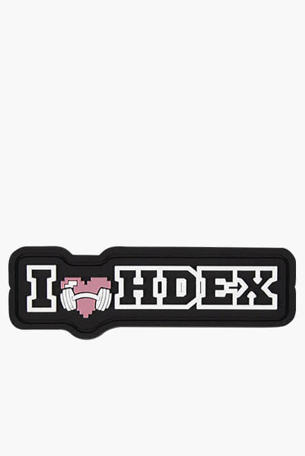 I Love HDEX PVC Patch