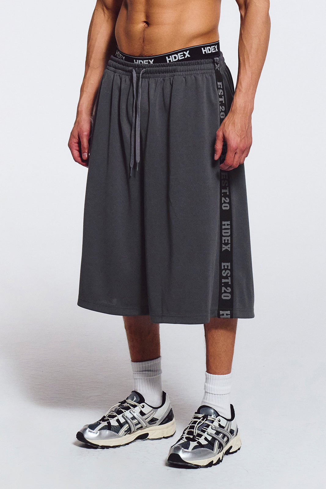Tape Mesh Bermuda Shorts