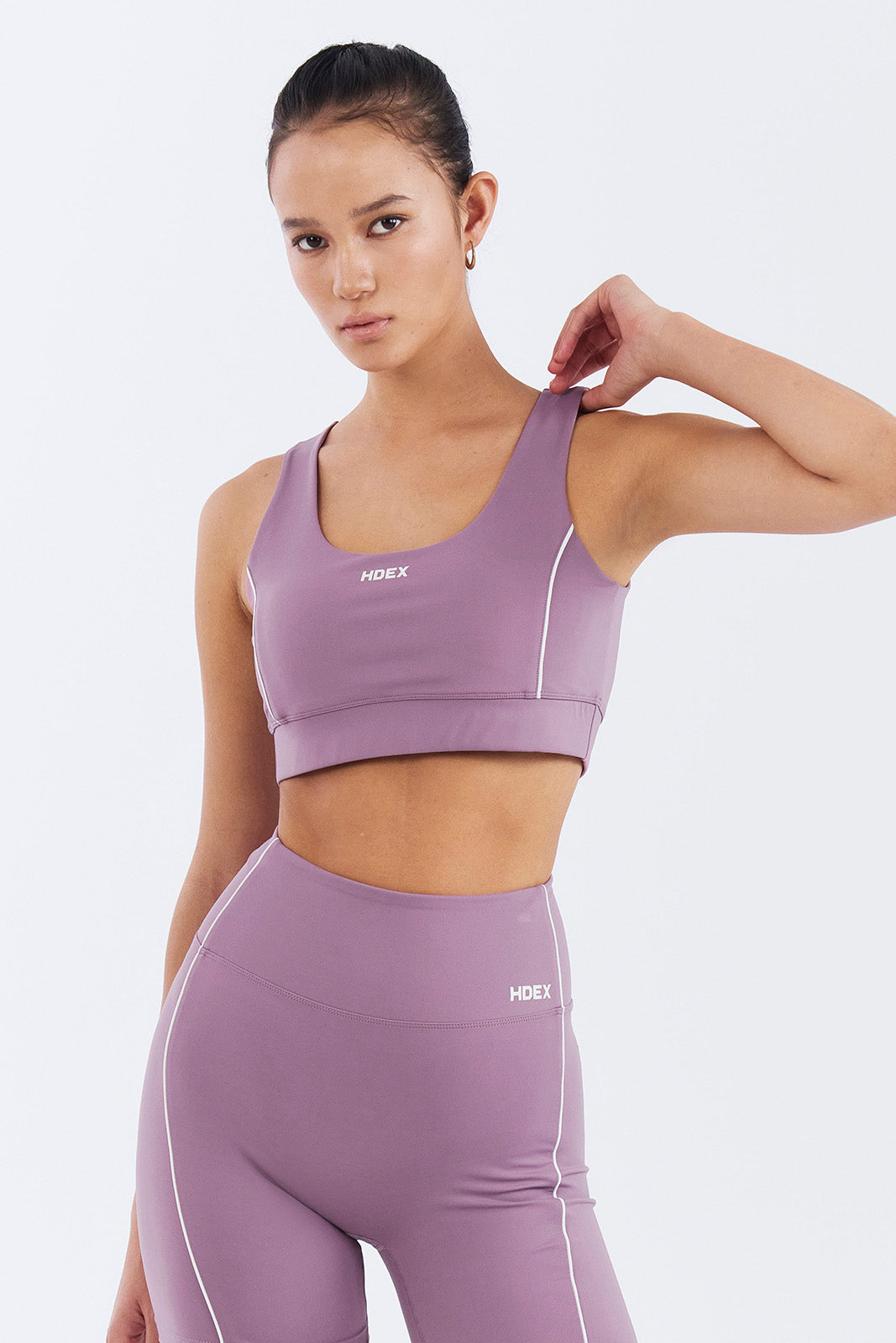Women`s Support Piping Bra Top