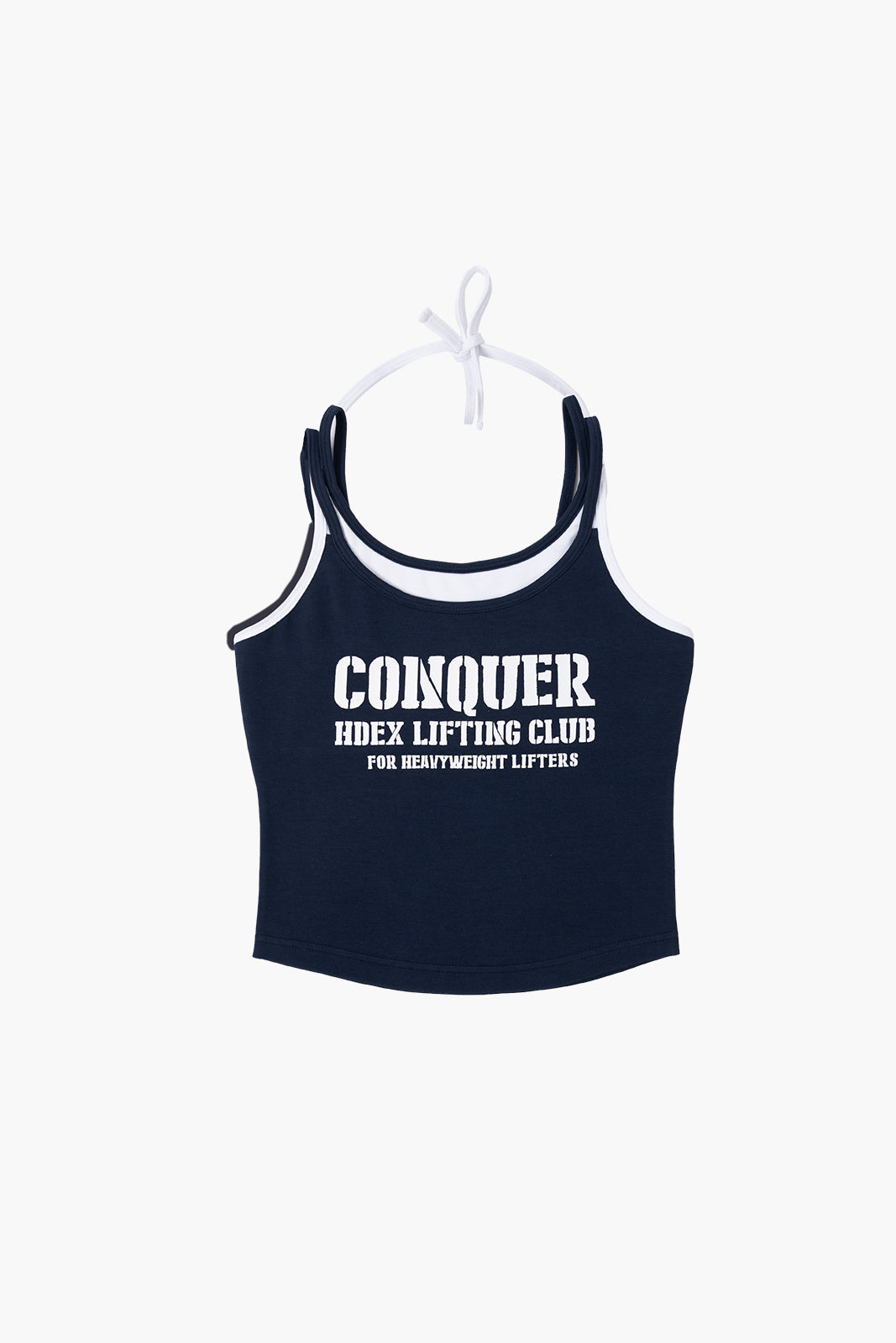 Women`s Double String Halter Tank Top