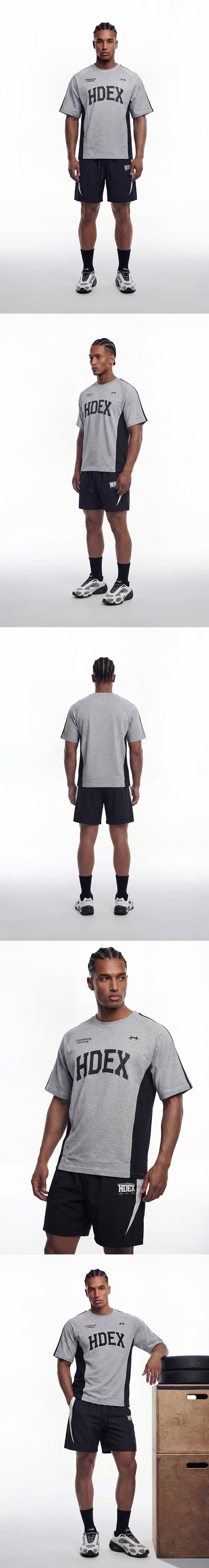 Side Color Block Short Sleeve