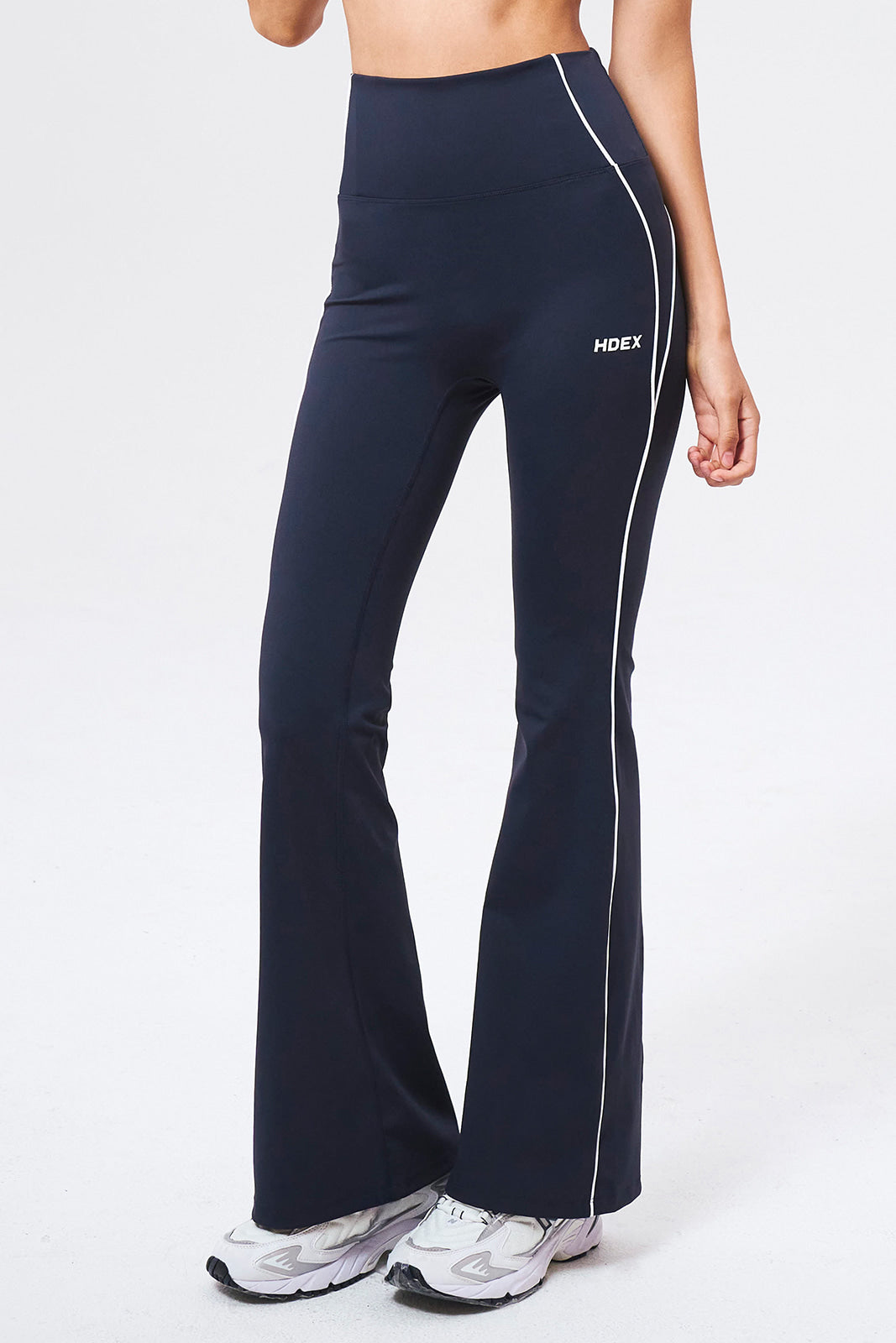 Womens Support Piping Bootcut Leggings