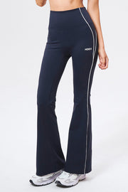 Womens Support Piping Bootcut Leggings