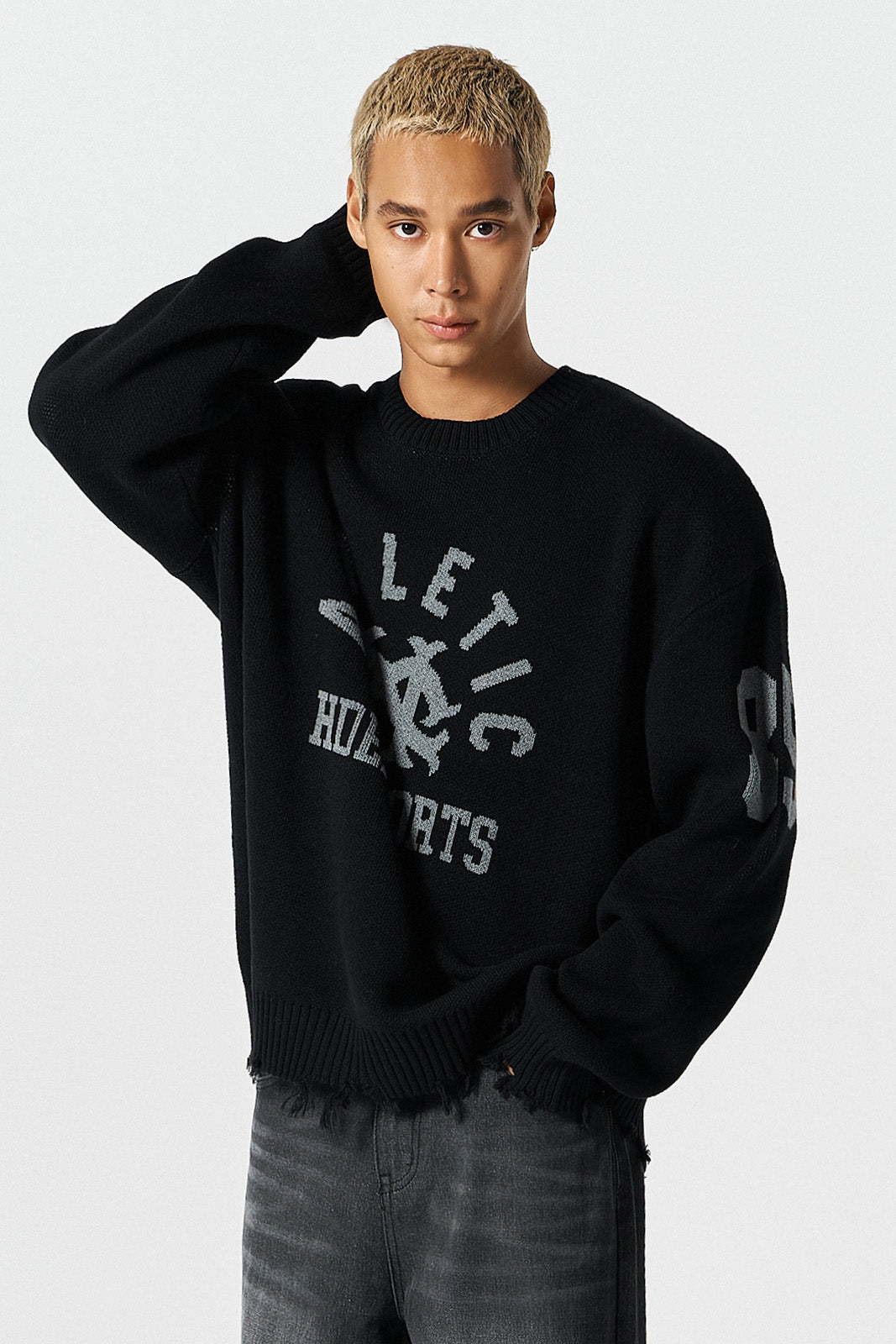 Rugby Knit Sweat Shirt