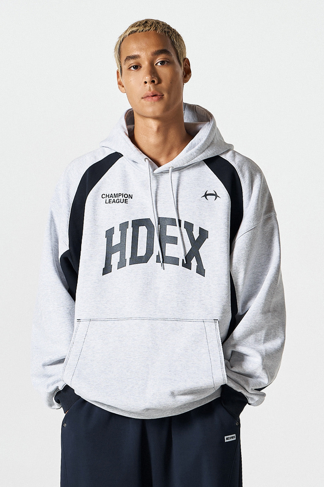 Side Color Block Hoodie