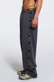 Tape Mesh Wide Pants