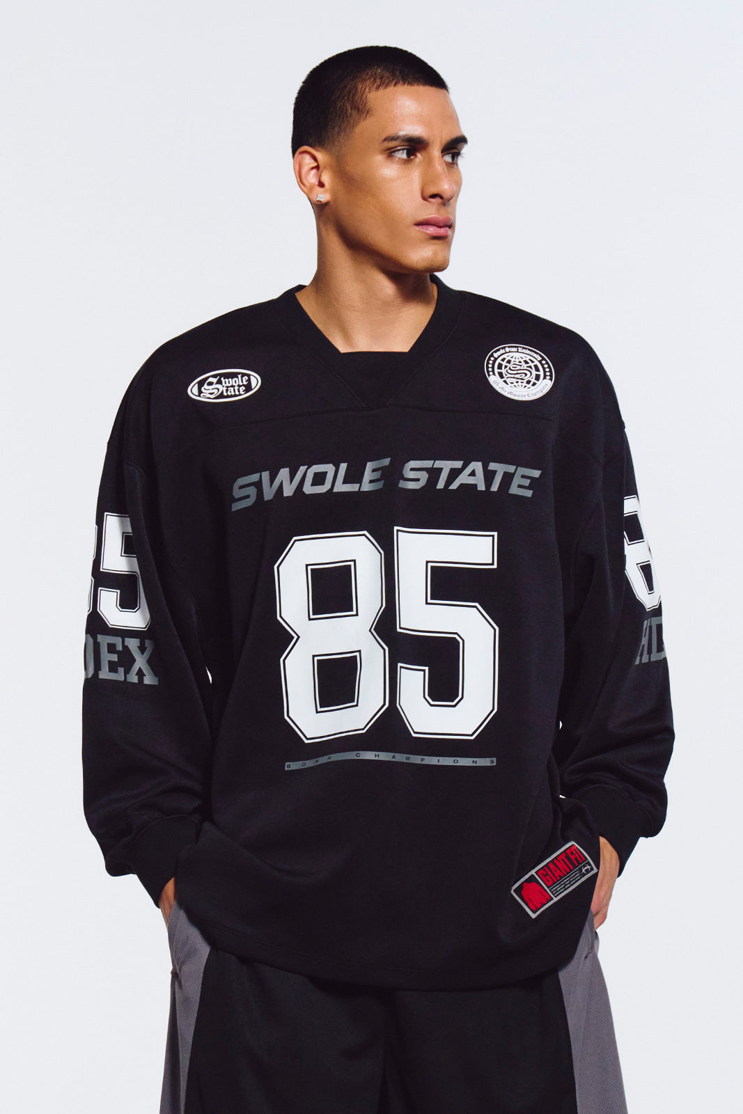 Giant Fit Rugby Jersey Long Sleeves