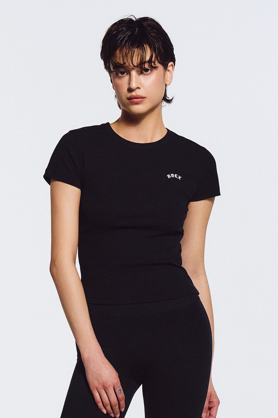 Essential Ribbed Relaxed Fit Short Sleeve