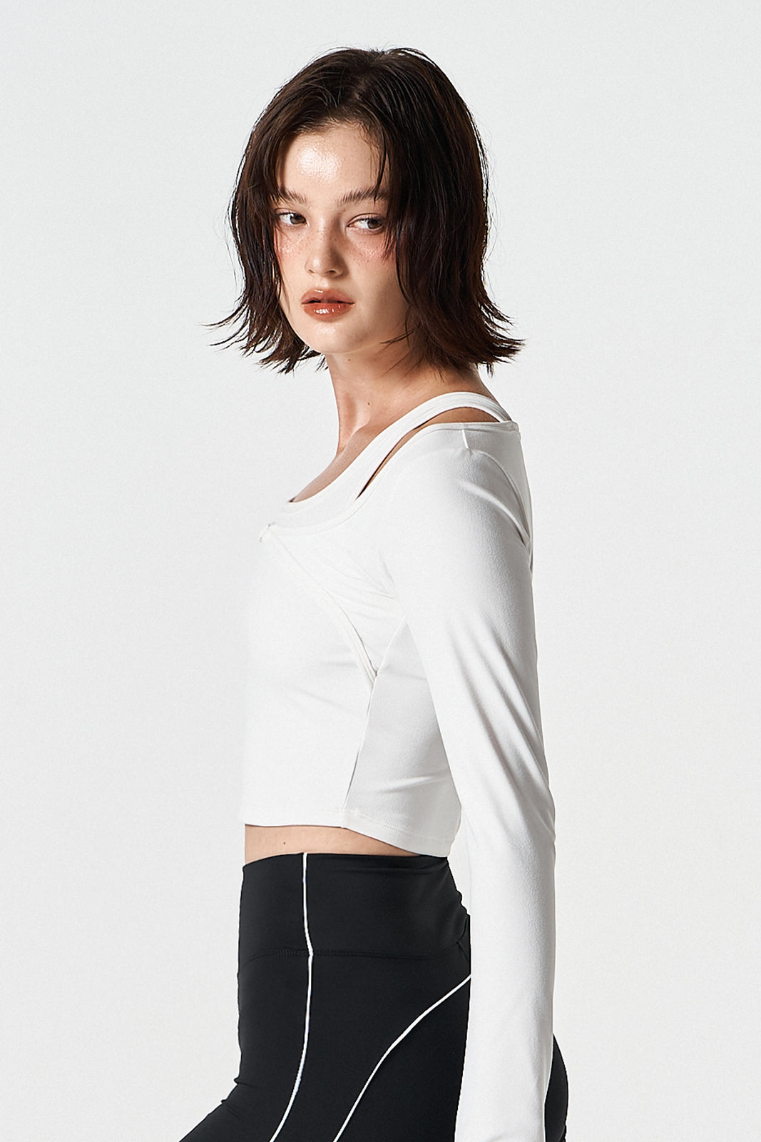Womens Supple Layered Long Sleeve