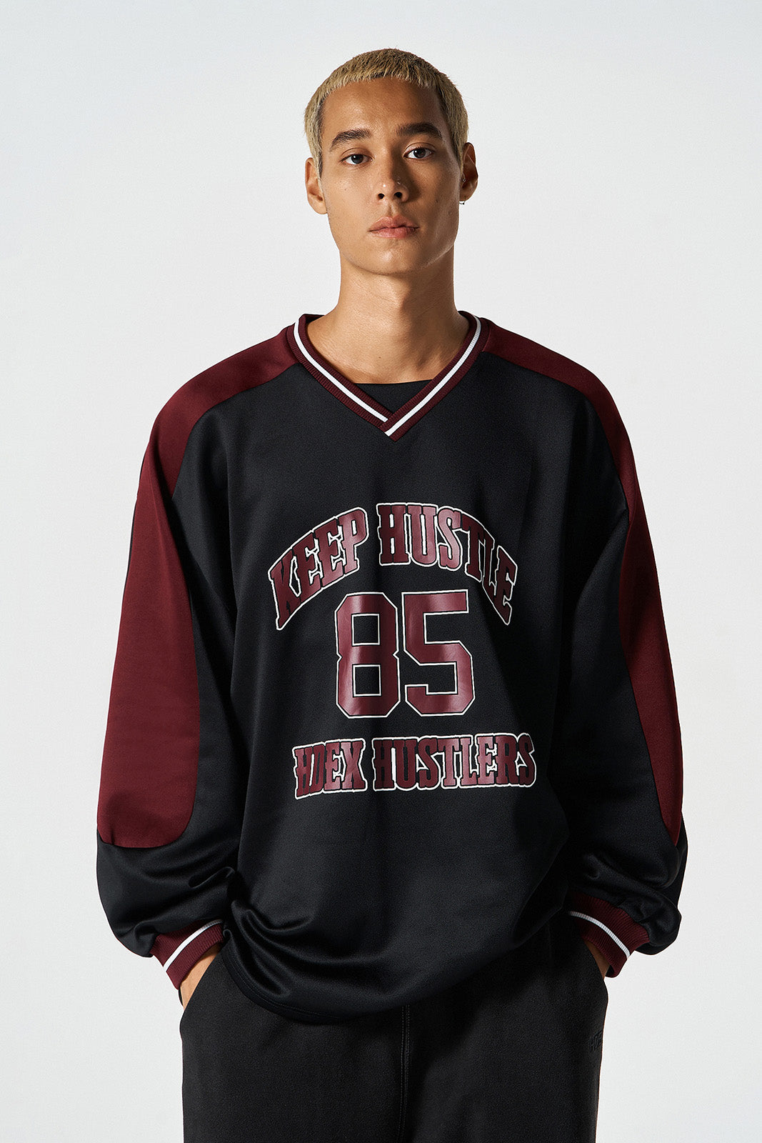 Color Block Jersey Long Sleeve