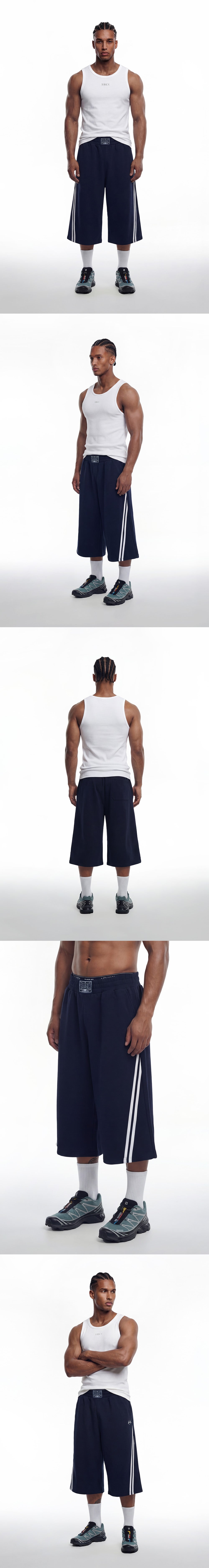Solid Bermuda Shorts